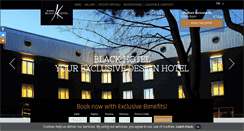 Desktop Screenshot of blackhotel.it