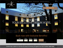 Tablet Screenshot of blackhotel.it